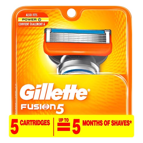Image for Gillette Cartridges,5ea from Service Drug