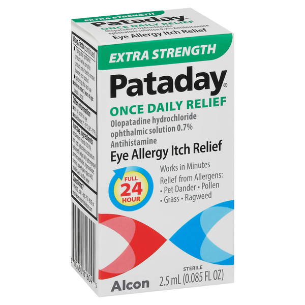 Image for Pataday Eye Allergy Itch Relief, Extra Strength, For Ages 2 and Older,2.5ml from Service Drug